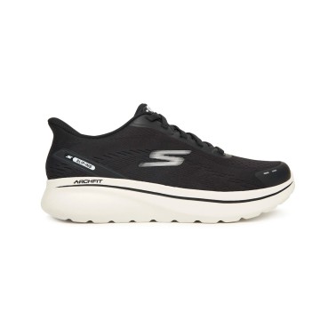 Men's Running Shoes Black - Skechers GO WALK Arch Fit N-Joy