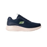 SKECHERS MESH STRETCH LACE SLIP-ON W 232599-NVLM Blue Image 