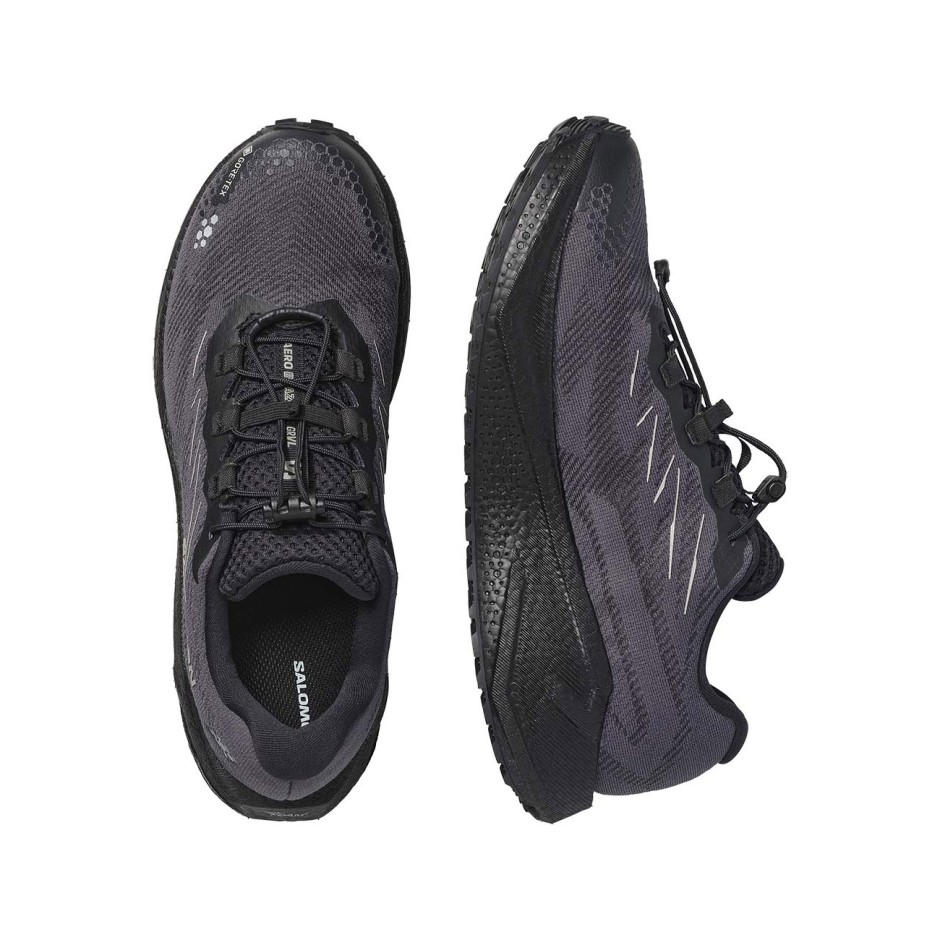 Men's Running Shoes Black - Salomon Aero Blaze 4 GRVL GORE-TEX