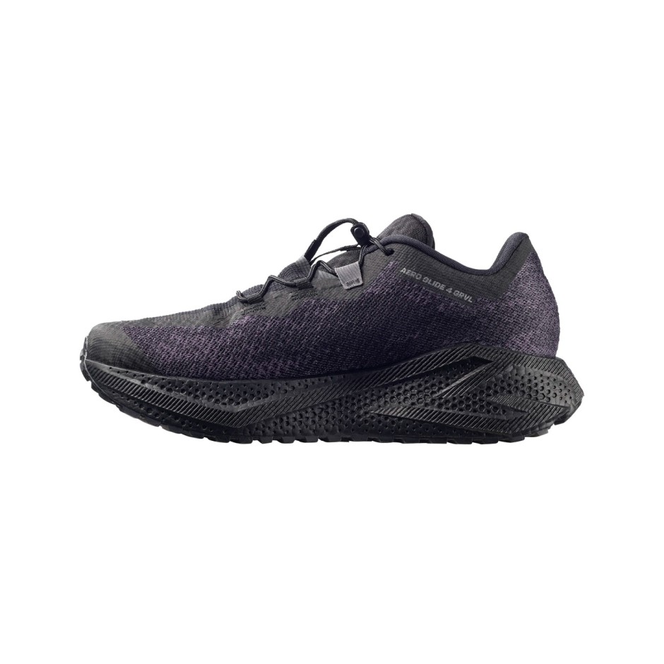 Ανδρικά Παπούτσια για Τρέξιμο Μαύρα - Salomon Aero Glide 4 GRVL