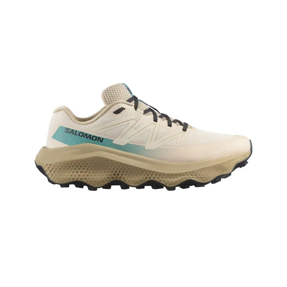 Ανδρικά Παπούτσια Trail Running Μπεζ - Salomon Ultra Flow 2