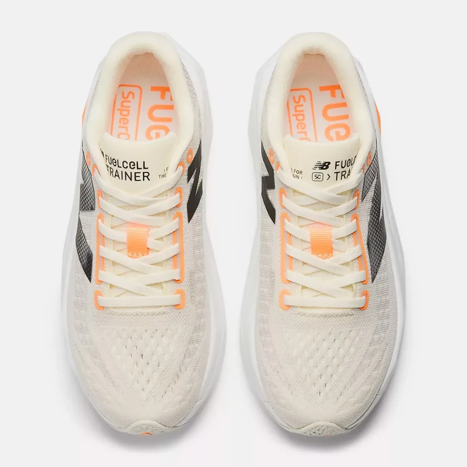 New Balance FuelCell Trainer ホワイト/オレンジ NEW BALANCE FUELCELL SUPERCOMP TRAINER V3 MRCXCA4 White