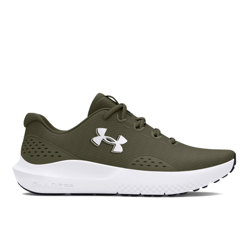 Ανδρικά Παπούτσια για Τρέξιμο Χακί - Under Armour Charged Surge 4 