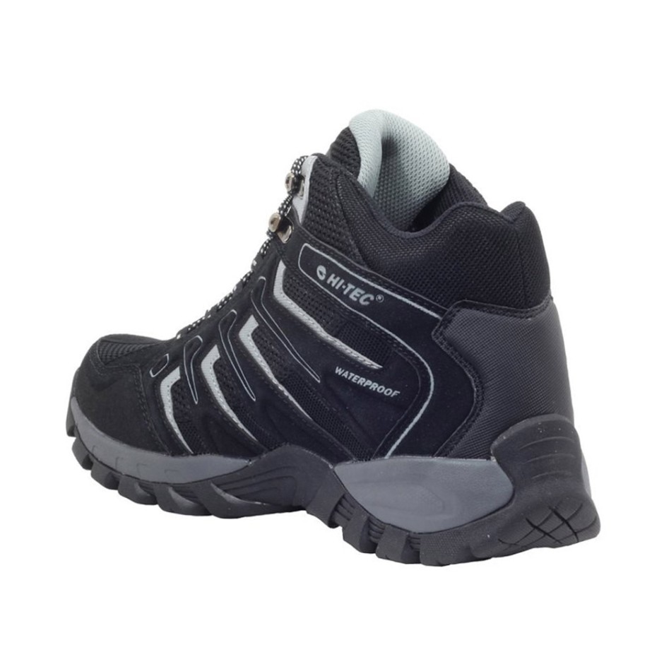 Hi-Tec Torca Mid WP Μαύρο - Ανδρικά Παπούτσια Hiking