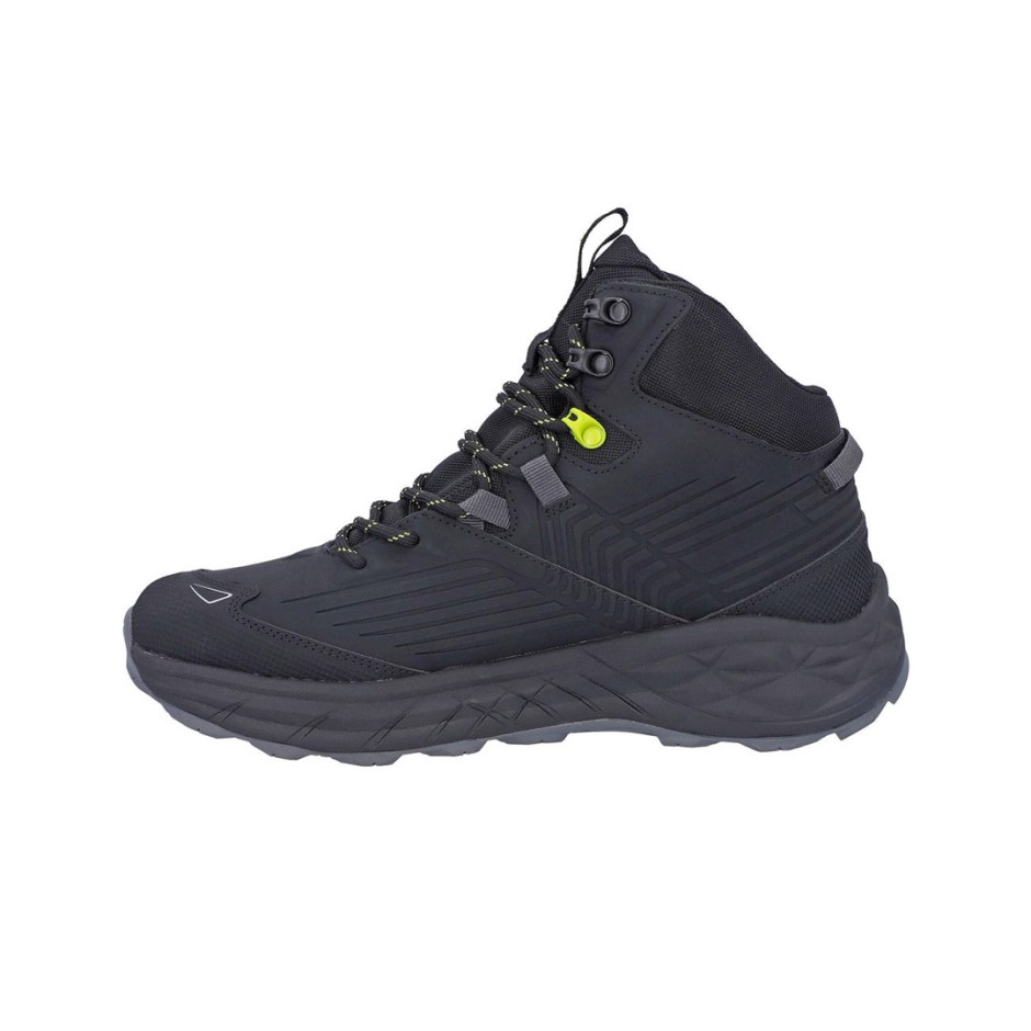 Ανδρικά Ορειβατικά Παπούτσια Μαύρα - Hitec Fuse Trek Mid Waterproof