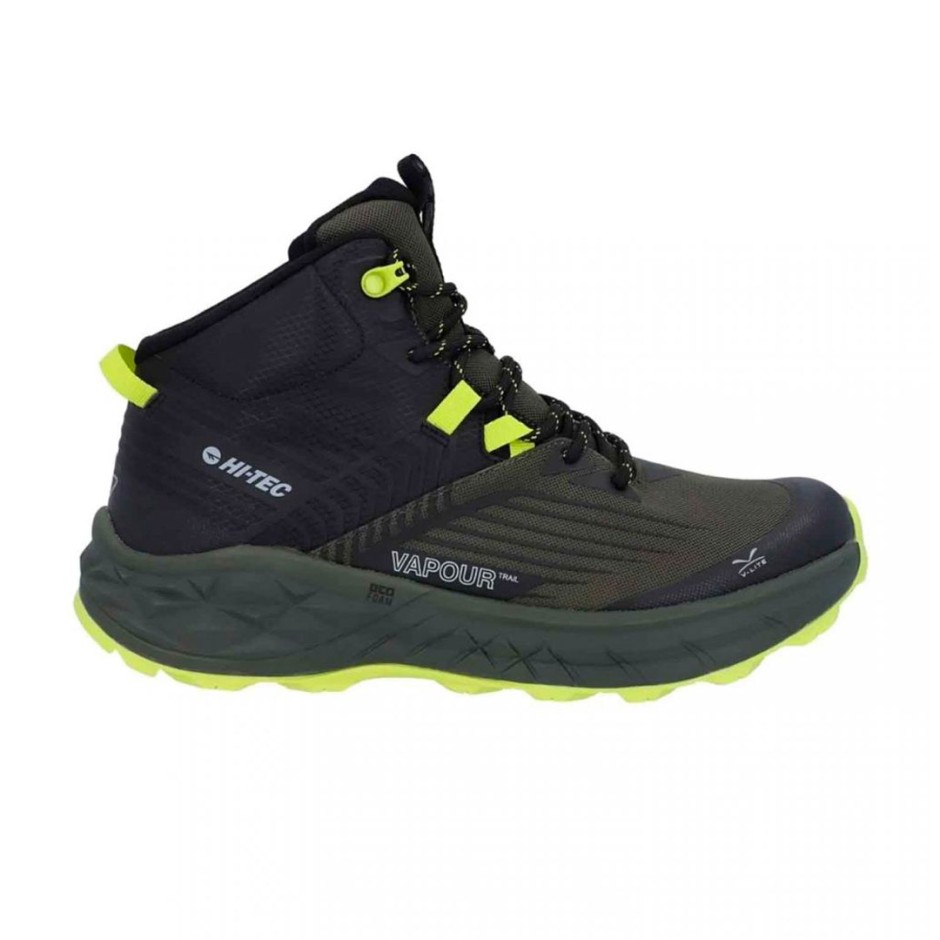 Ανδρικά Ορειβατικά Παπούτσια Μαύρα - Hitec Fuse Trail Mid Waterproof