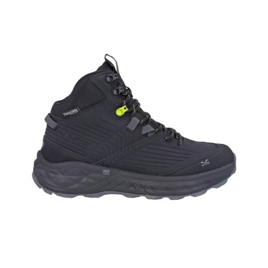 Ανδρικά Ορειβατικά Παπούτσια Μαύρα - Hitec Fuse Trek Mid Waterproof