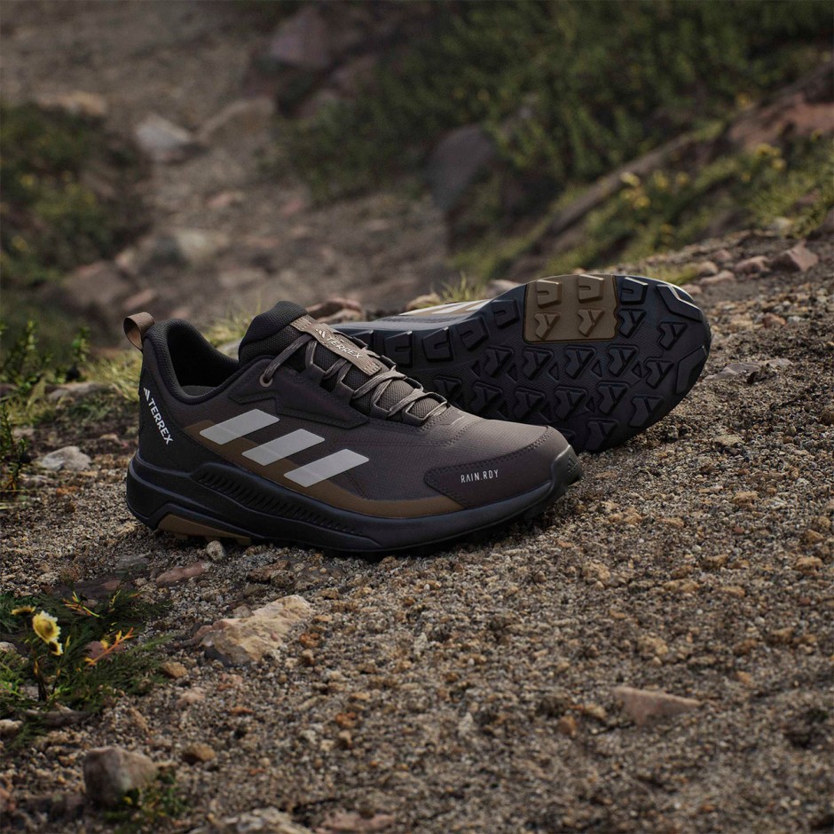 Men's Hiking Shoes Brown - adidas Performance Terrex Anylander Rain.Rdy