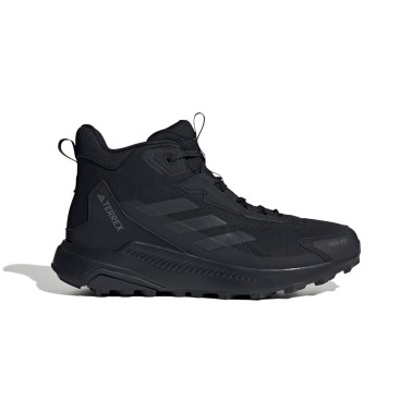 Ανδρικά Ορειβατικά Παπούτσια Μαύρα - adidas Performance Terrex Anylander Mid Rain.Rdy