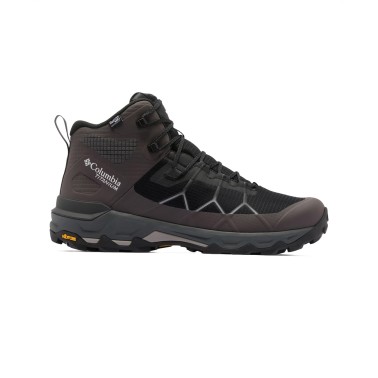 Men's Hiking Shoes Black - Columbia Peakfreak Titanium OutDry Mid