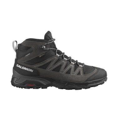Salomon x Ward Leather Mid GTX Μαύρο - Ανδρικά Παπούτσια Hiking