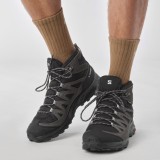 SALOMON X WARD LEATHER MID GTX L471817 Black Image 3