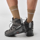 SALOMON X WARD LEATHER MID GTX L471817 Black Image 4