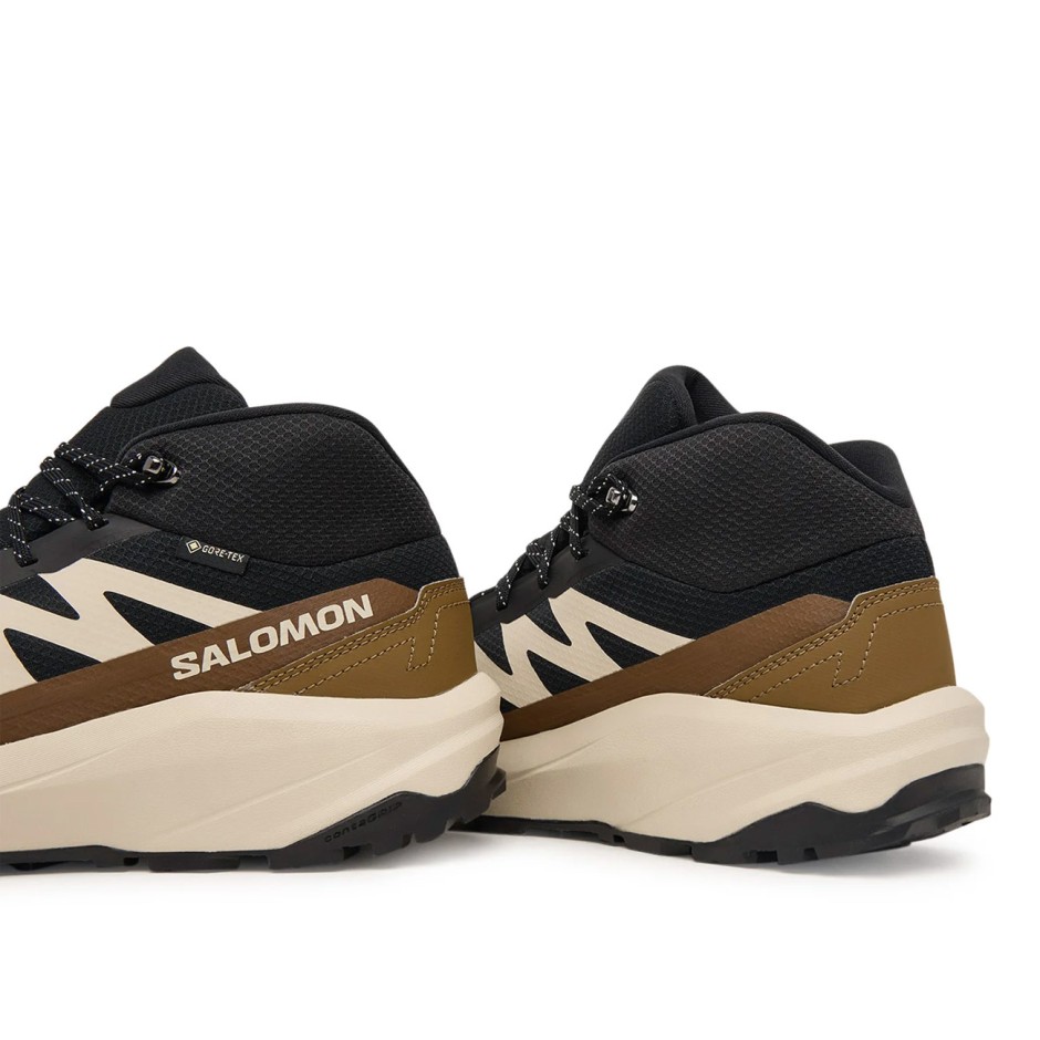Ανδρικά Ορειβατικά Παπούτσια Μαύρα - Salomon Outscape Mid GORE-TEX