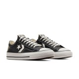 Converse Star Player 76 Fall Leather Μαύρο - Ανδρικά Παπούτσια