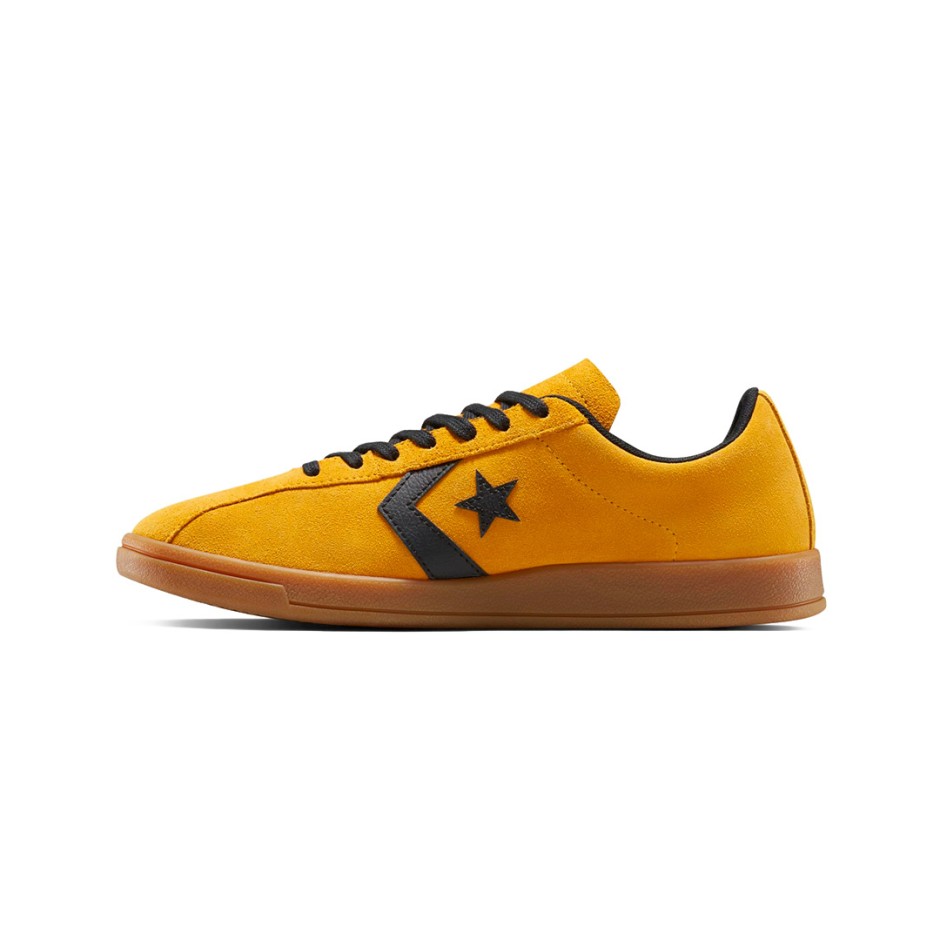 Ανδρικά Sneakers Μουσταρδί - Converse Classic Trainer Suede