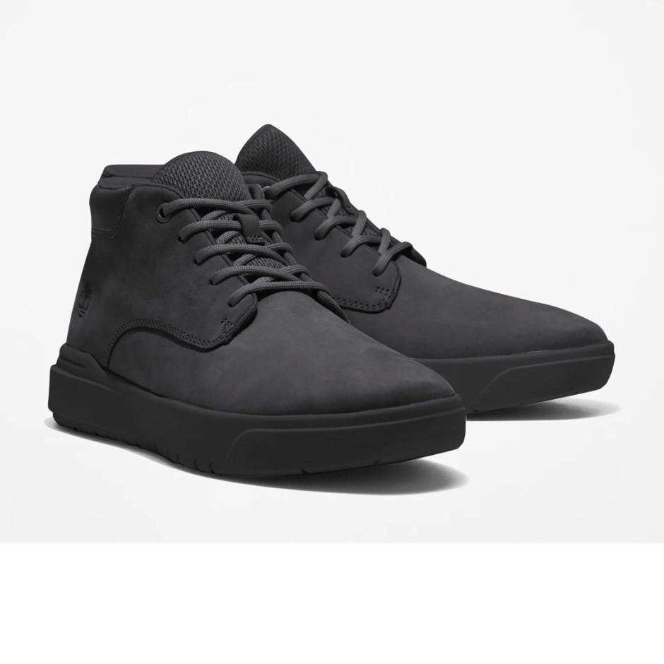 TIMBERLAND SENECA BAY  MID LACE UP SNEAKER TB0A5S5M015-015 Black