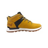 TIMBERLAND SPRINT TREKKER MID LACE UP SNEAKER WHEAT NUBUCK TB0A6DQDEJS1-EJS Mustard Image 