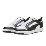 Puma Rebound V6 Low Λευκό-Μαυρο - Ανδρικά Παπούτσια Εικόνα 1
