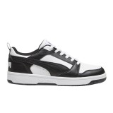 Puma Rebound V6 Low Λευκό-Μαυρο - Ανδρικά Παπούτσια Εικόνα 