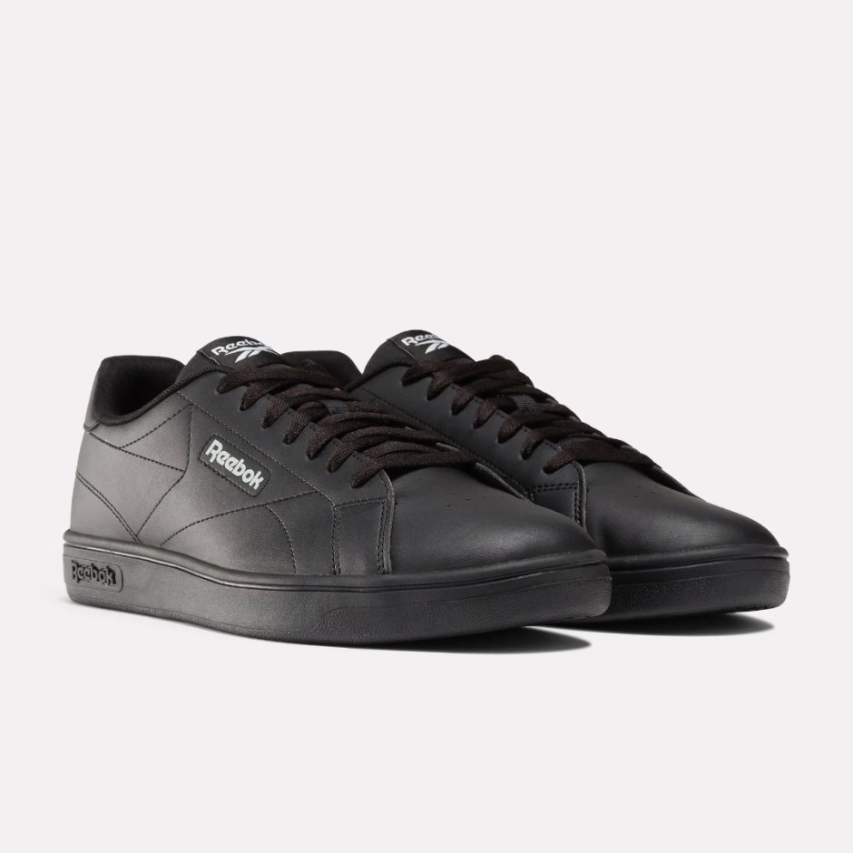 Ανδρικά Sneakers Μαύρα - Reebok Classics Court Clean 