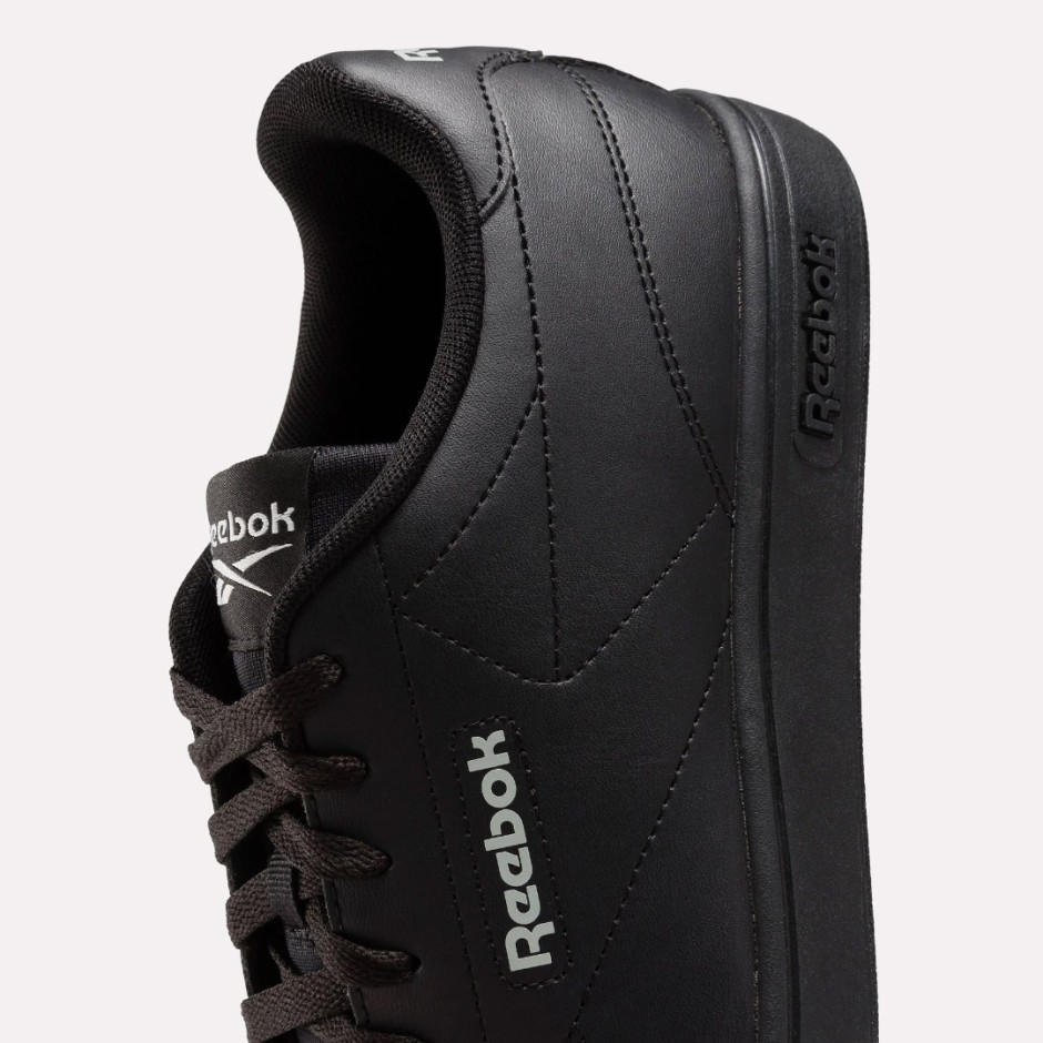 Ανδρικά Sneakers Μαύρα - Reebok Classics Court Clean 