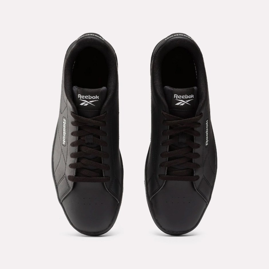 Ανδρικά Sneakers Μαύρα - Reebok Classics Court Clean 