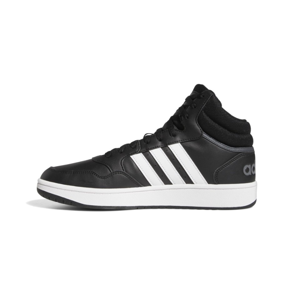 adidas Sportswear Hoops 3.0 Mid Μαύρο - Ανδρικά Παπούτσια 