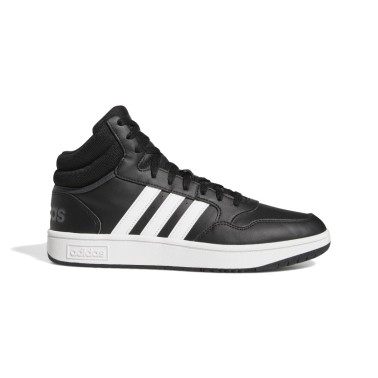 Ανδρικά Sneakers Μαύρα - adidas Sportswear Hoops 3.0 Mid 