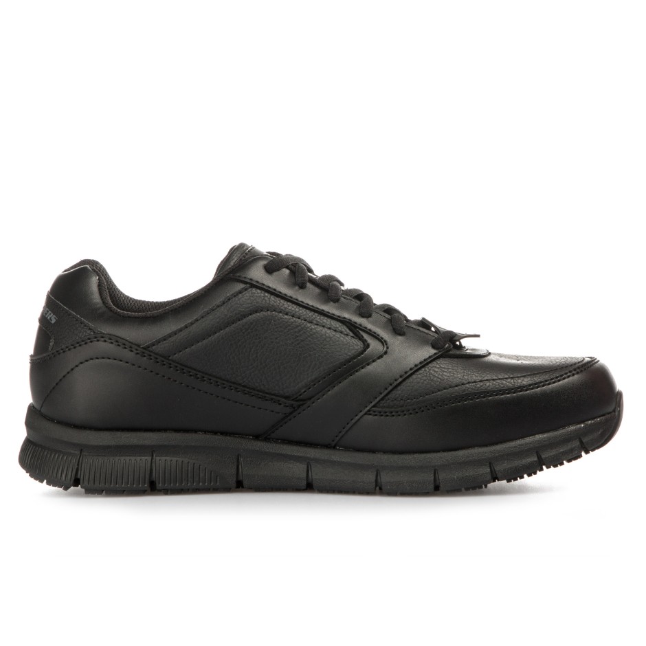 SKECHERS WORK RELAXED FIT - NAMPA SR 77156-BLK Μαύρο