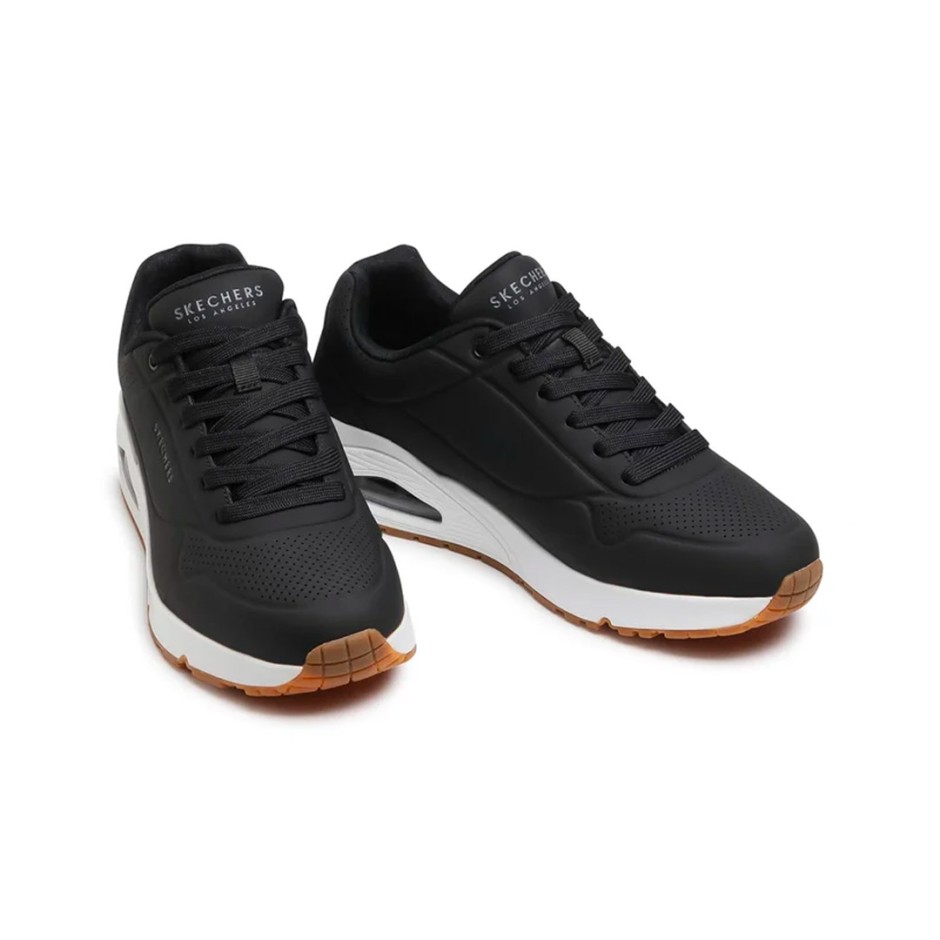 Ανδρικά Sneakers Μαύρα - Skechers Stand On Air