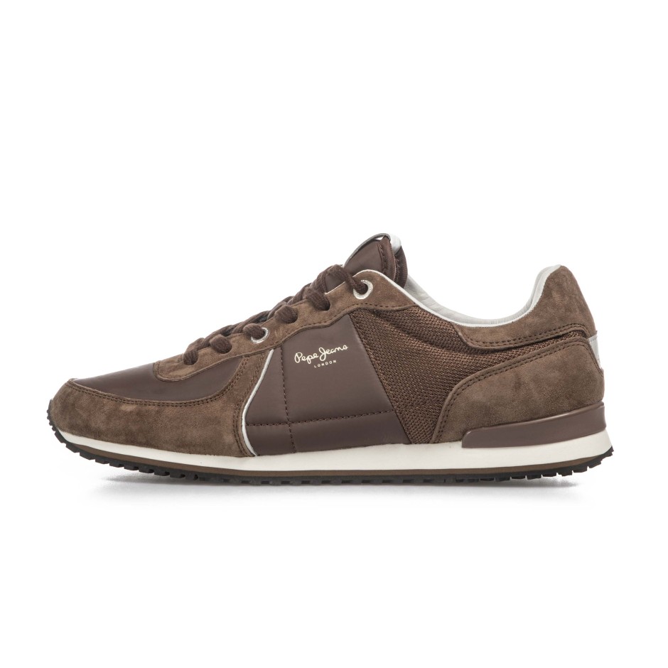 PEPE JEANS TINKER COMBINED SNEAKERS PMS30658-884 Καφέ