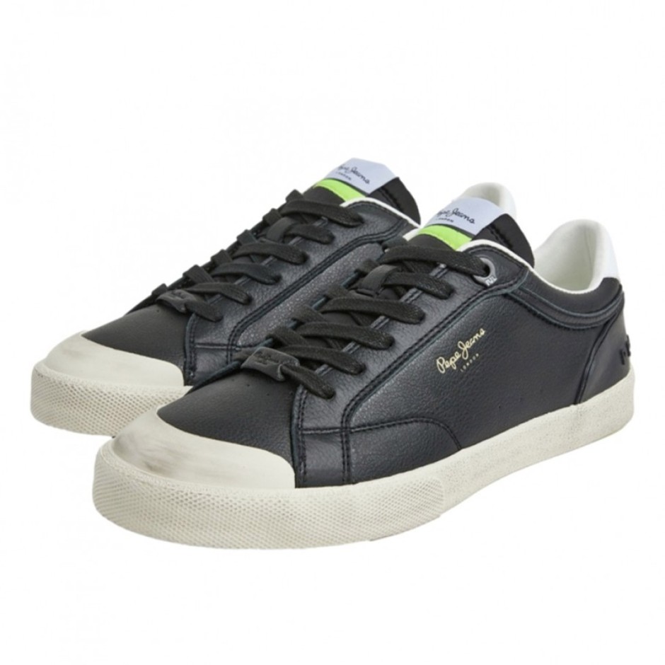 Pepe Jeans Kenton Vintage Μαύρο - Ανδρικά Παπούτσια