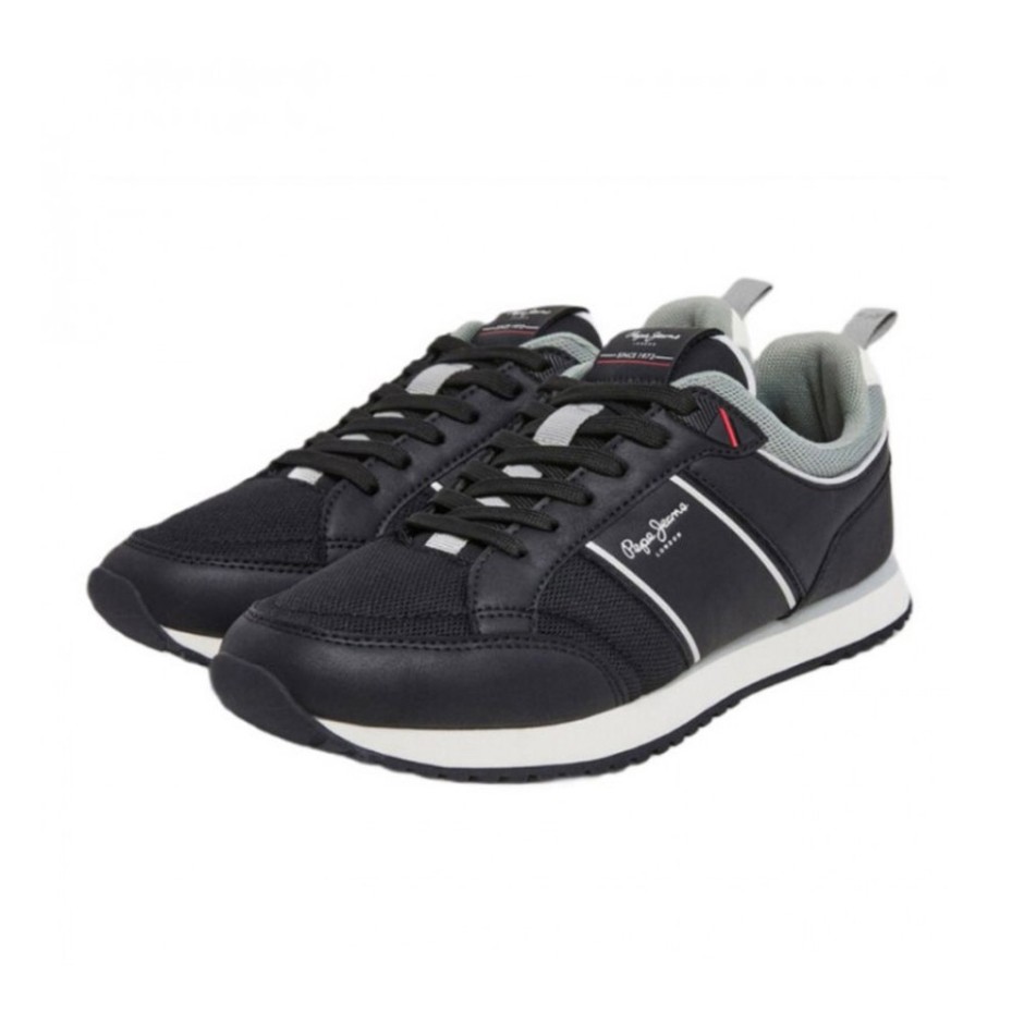 Ανδρικά Sneakers Μαύρα - Pepe Jeans Dublin Brand