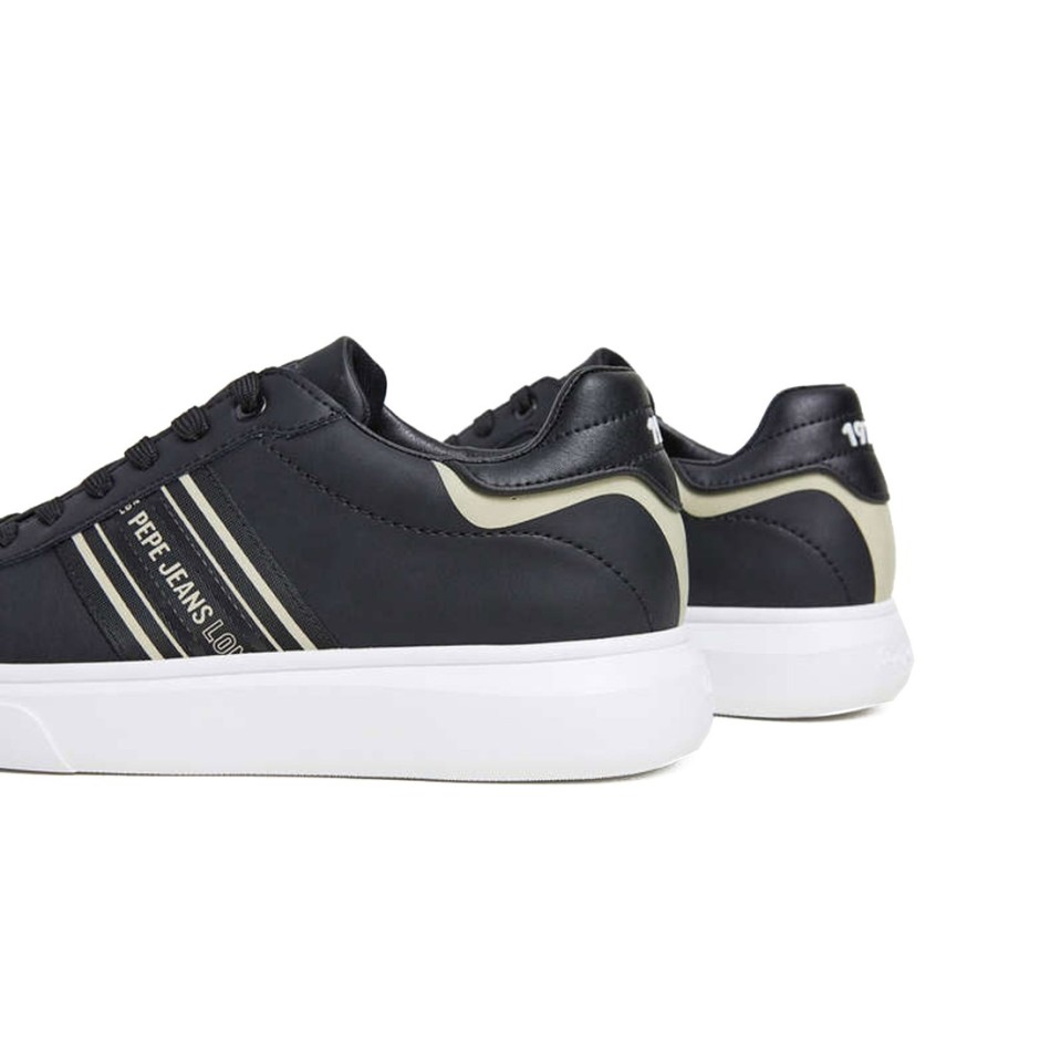 Ανδρικά Sneakers Μαύρα - Pepe Jeans Eaton