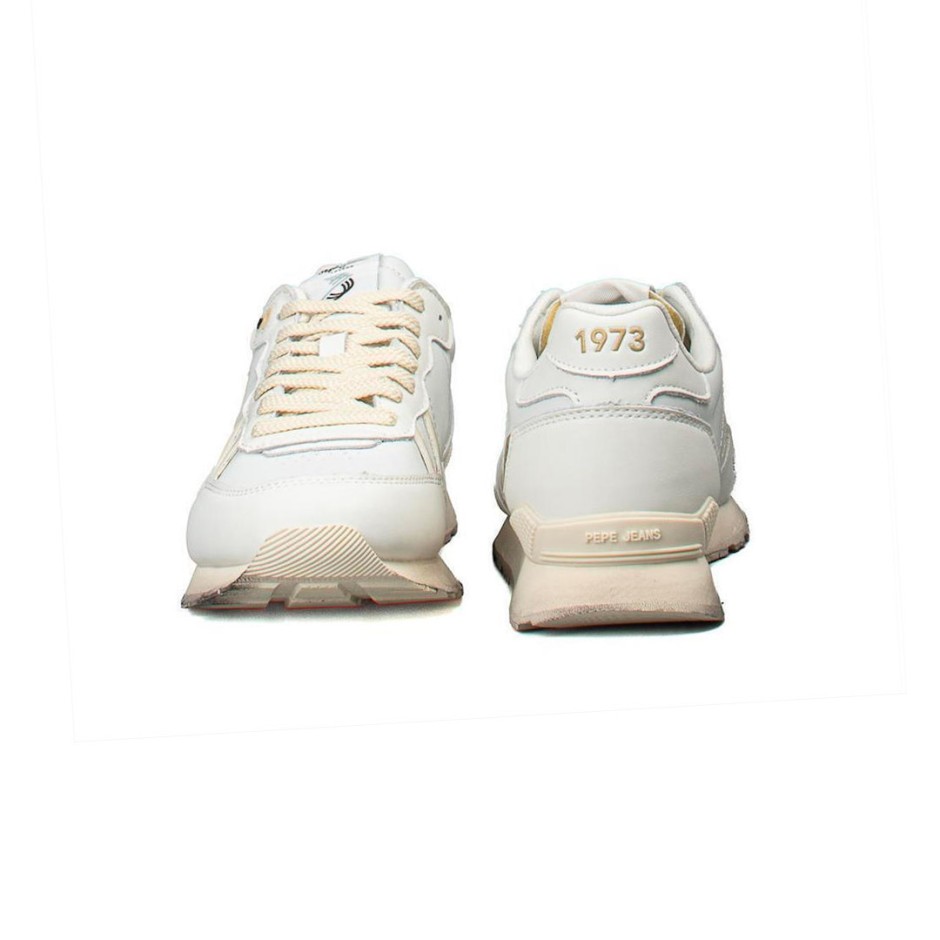 Ανδρικά Sneakers Εκρού - Pepe Jeans Brit Distress