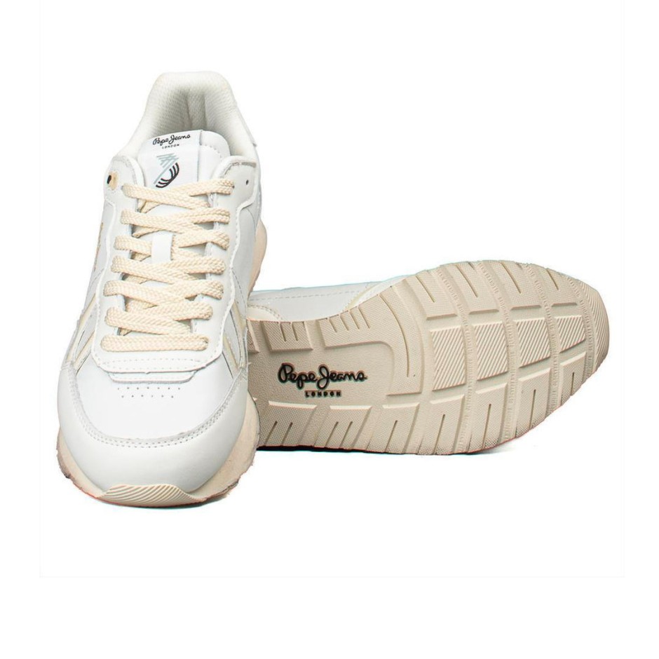 Ανδρικά Sneakers Εκρού - Pepe Jeans Brit Distress
