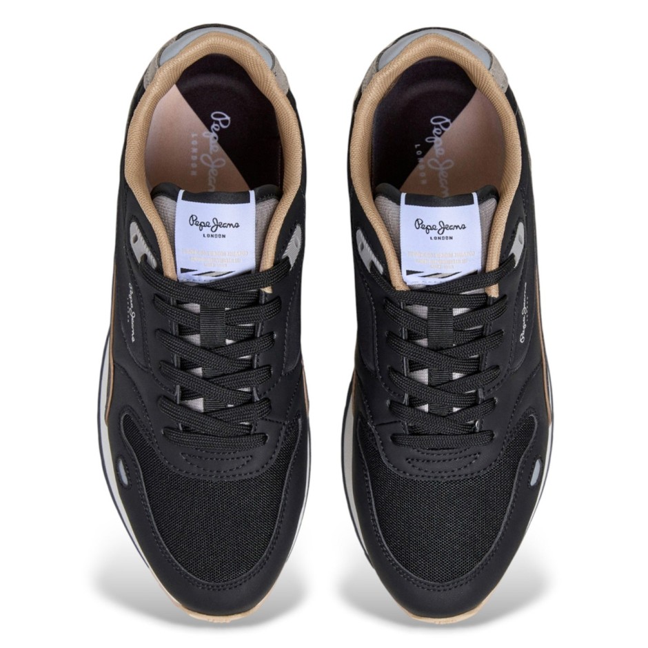 Ανδρικά Sneakers Μαύρα - Pepe Jeans Bexley City