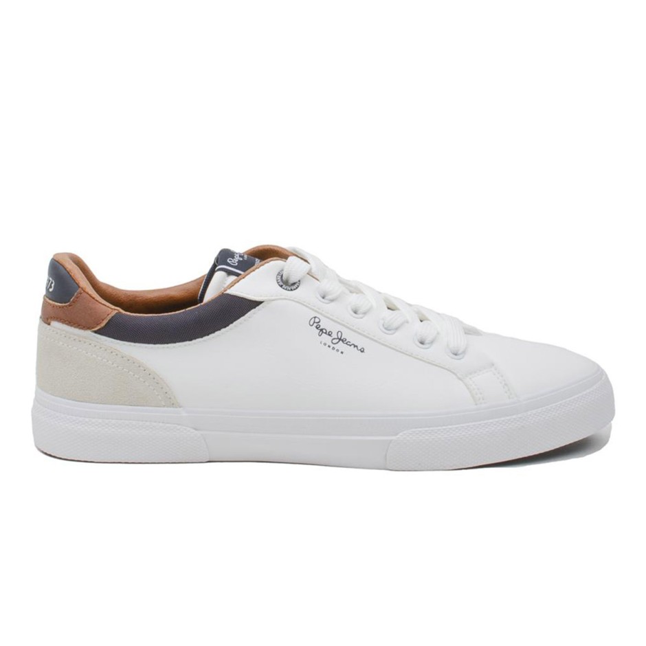 Ανδρικά Sneakers Λευκά - Pepe Jeans Kenton Court