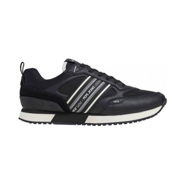Ανδρικά Sneakers Μαύρα - Pepe Jeans Dublin Young
