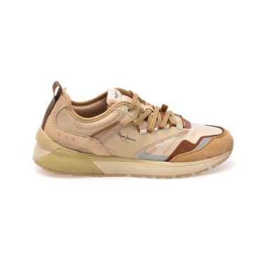 Ανδρικά Sneakers Μπεζ - Pepe Jeans Stoke Sport 