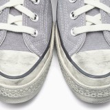 Ανδρικά Sneakers Γκρι - Converse Chuck 70 Washed Canvas Εικόνα 6