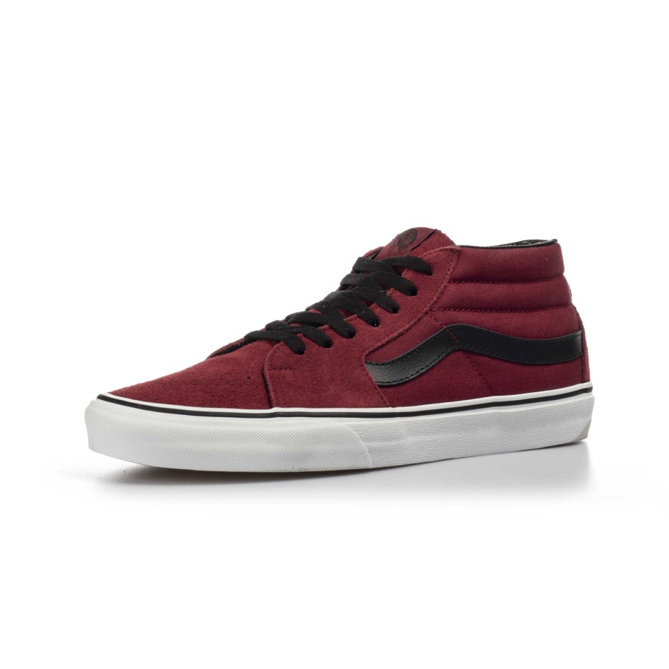 VANS UA SK8-MID VA3WM31K4-1K4 Μπορντό