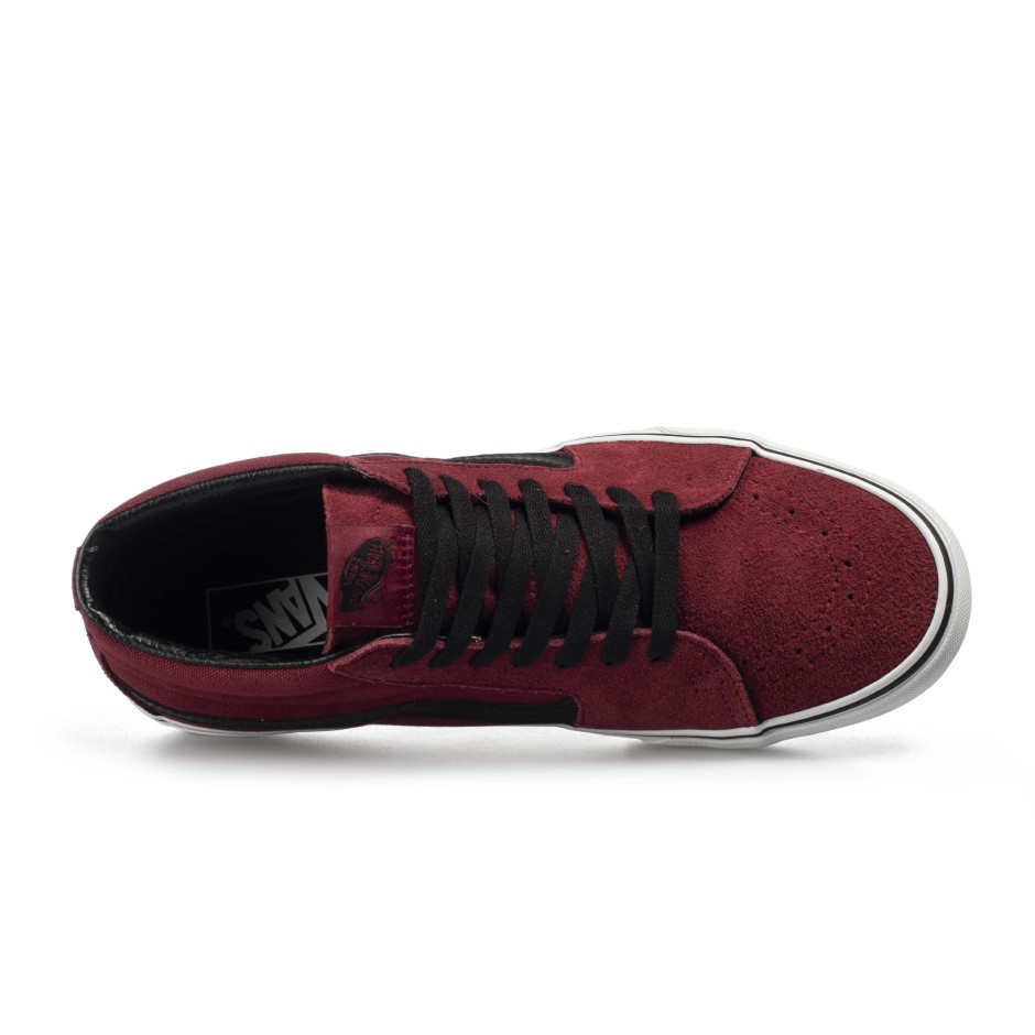 VANS UA SK8-MID VA3WM31K4-1K4 Μπορντό