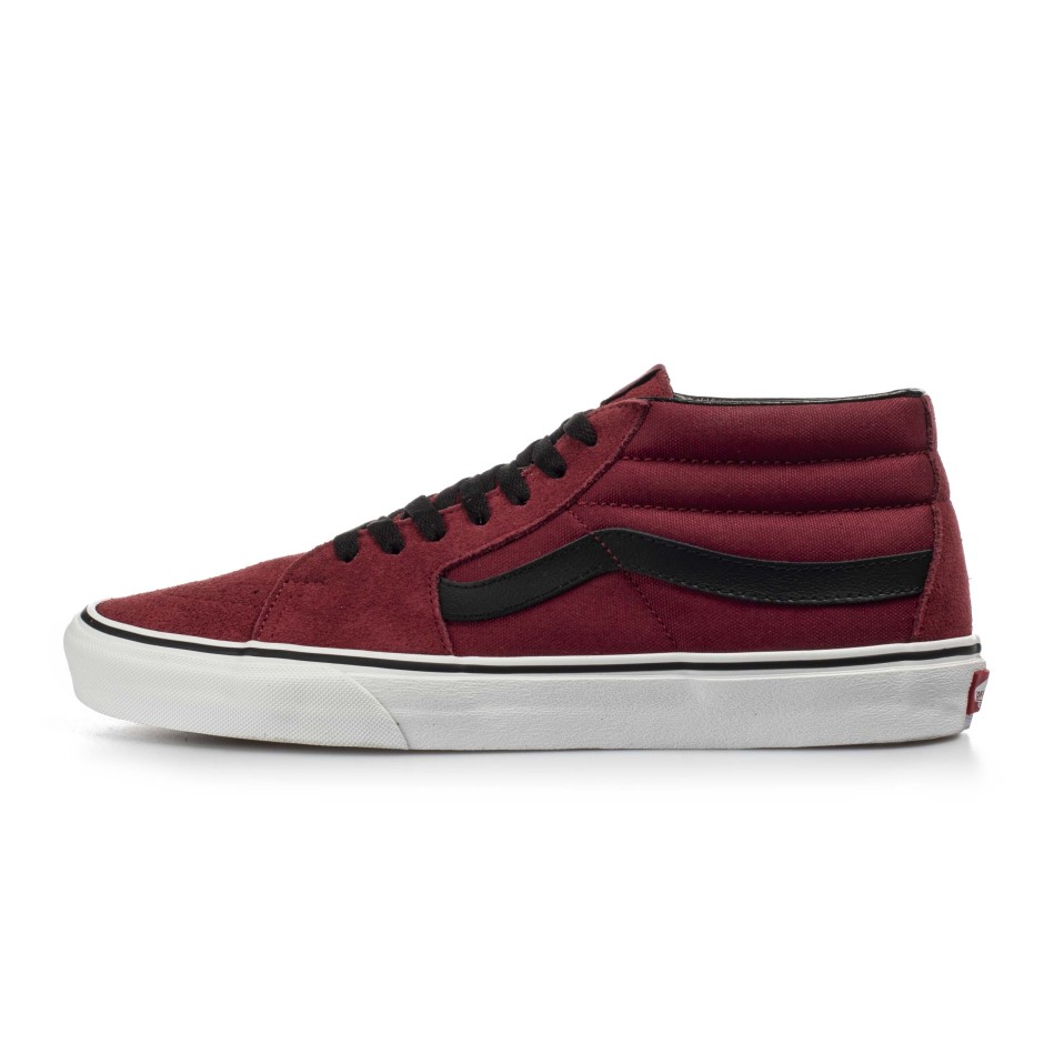 VANS UA SK8-MID VA3WM31K4-1K4 Μπορντό