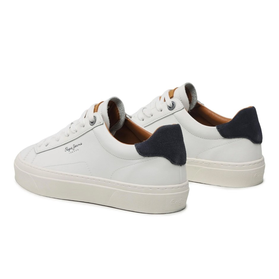 Ανδρικά Sneakers Λευκά - Pepe Jeans Yogi Original