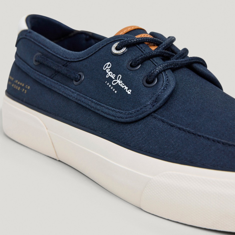 Men's Sneakers Blue - Pepe Jeans Taylor Boat