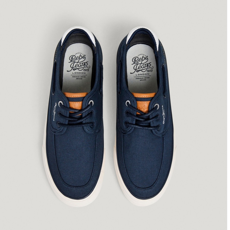 Men's Sneakers Blue - Pepe Jeans Taylor Boat