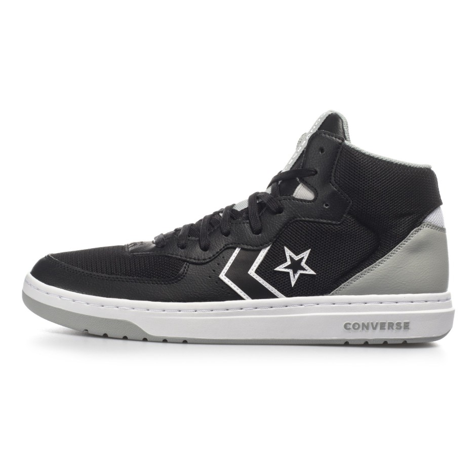 Converse rival top mid black