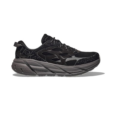 Ανδρικά Sneakers Μαύρα - HOKA ONE ONE Clifton L Suede